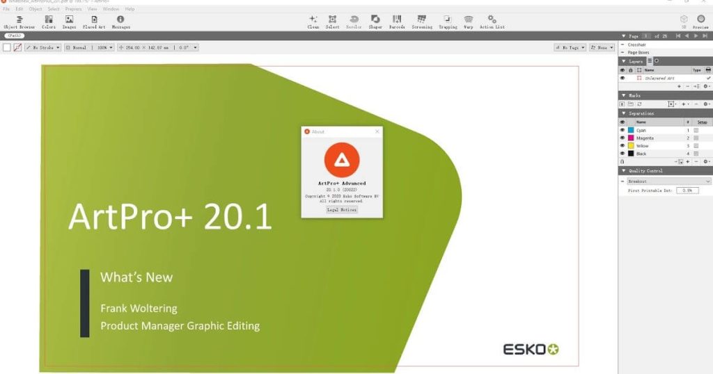 Esko ArtPro+ Advanced 20.1 Crack for MacOS + Patch Latest
